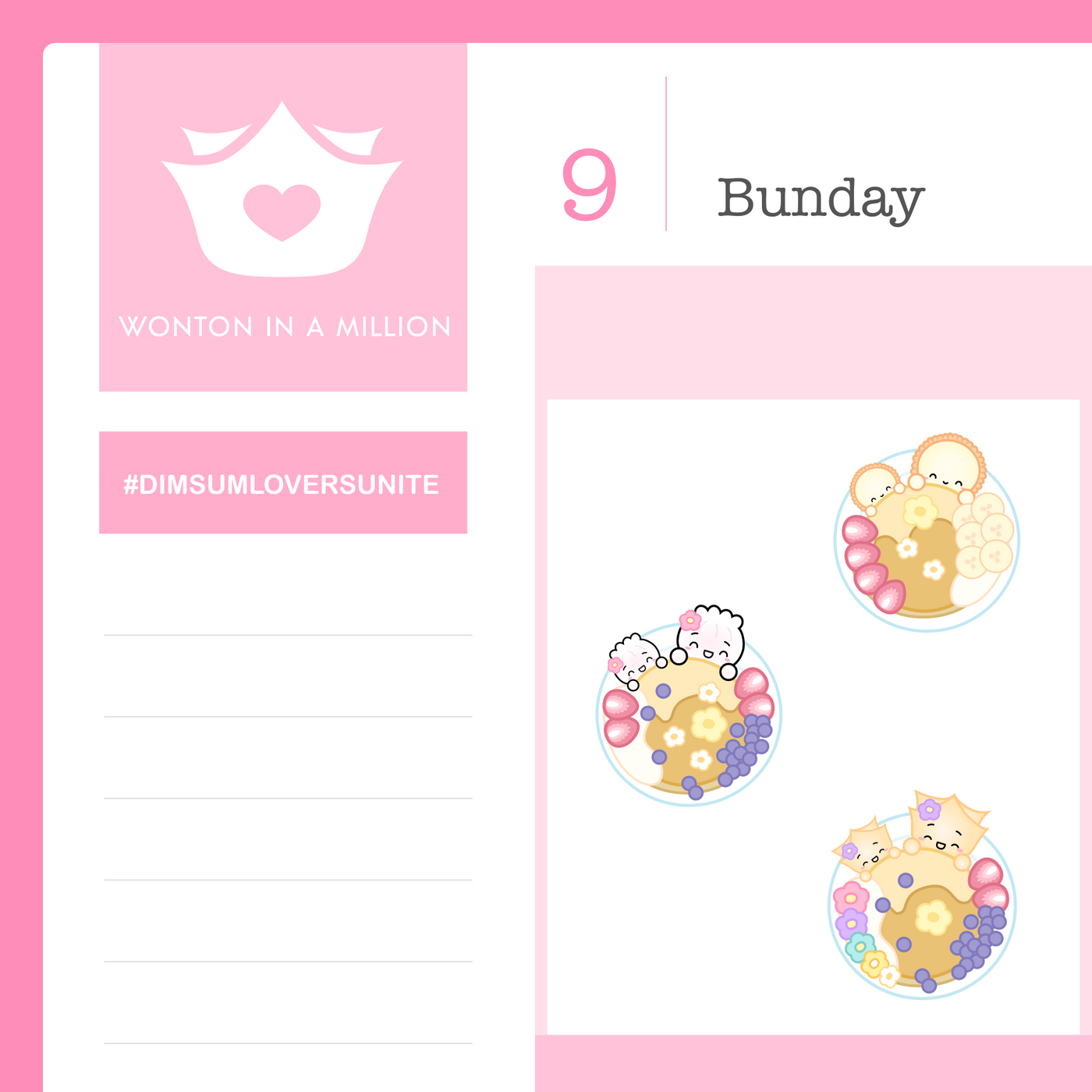 S387 | Brunch Pancakes Stickers