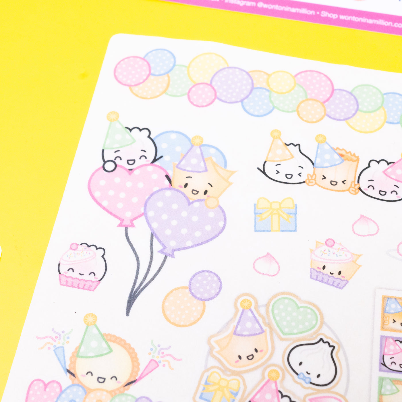HS014 | Birthday Party Washi Stickers