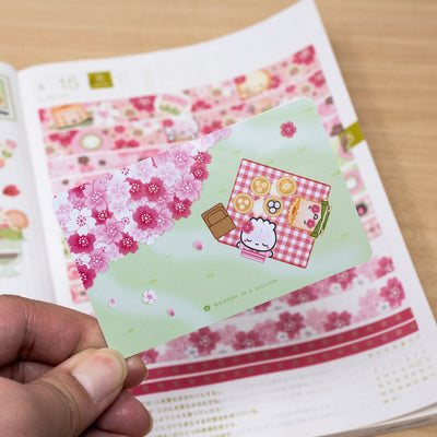 MISC051 | Matcha Sakura Washi Card
