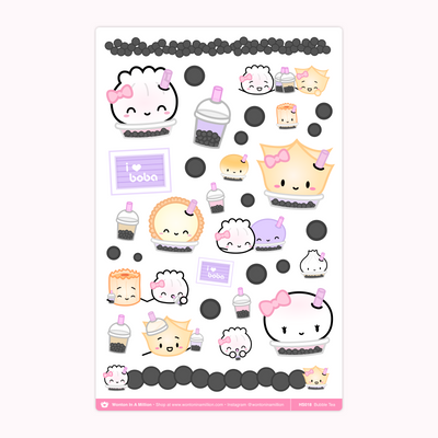 HS018 | Bubble Tea Stickers