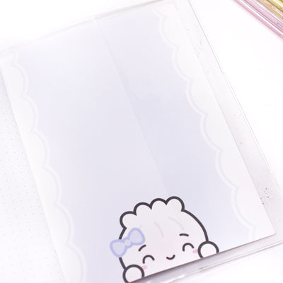 JCOVER003 | Clear Jelly Notebook Cover (B6 - Fits notebooks and undated monthly/weekly/daily planners)