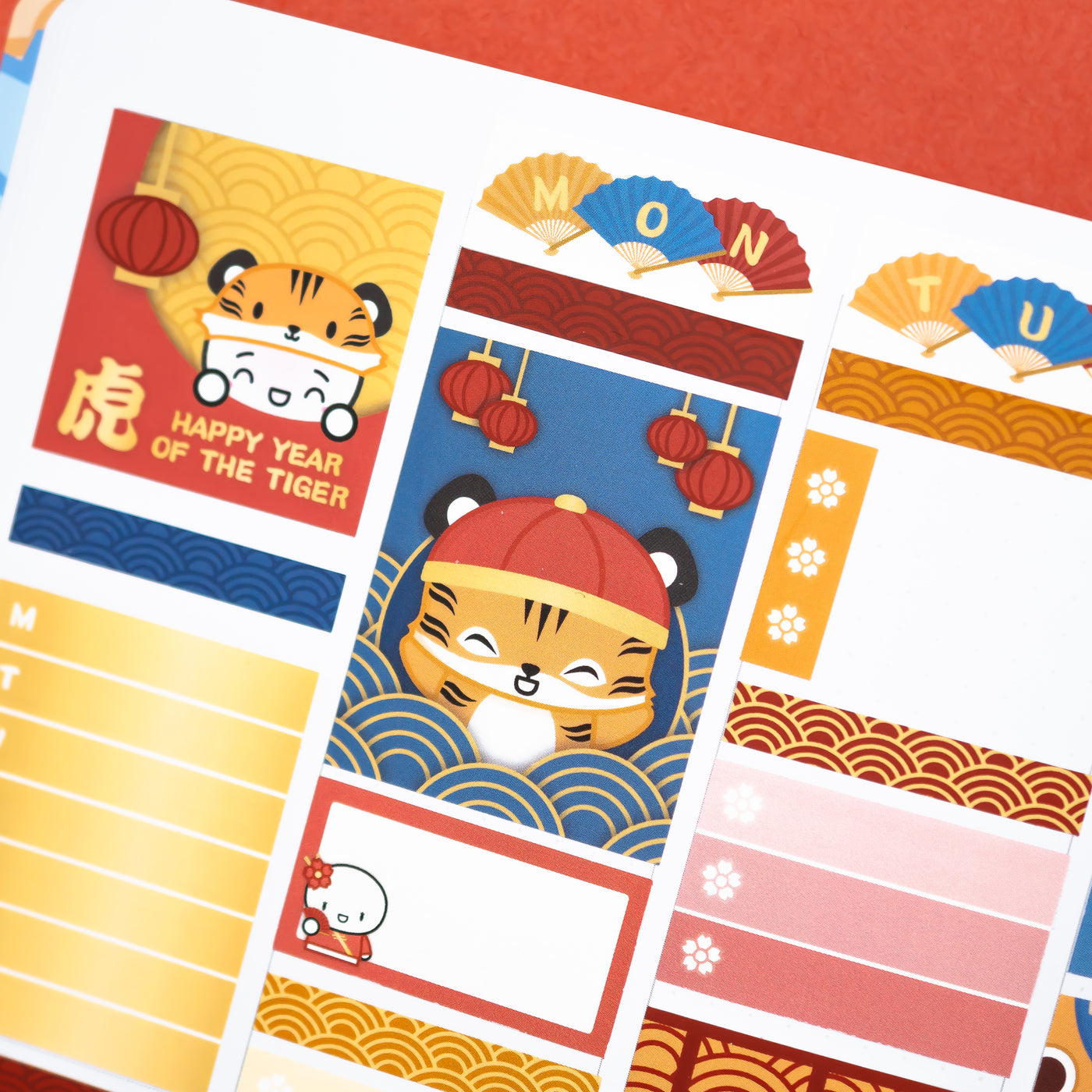 SK048 | Year Of The Tiger Weekly Sticker Kit (Standard Vertical)