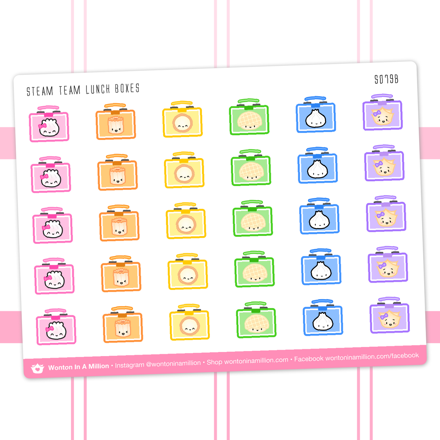 S079 | Back To School - Lunch Box Stickers