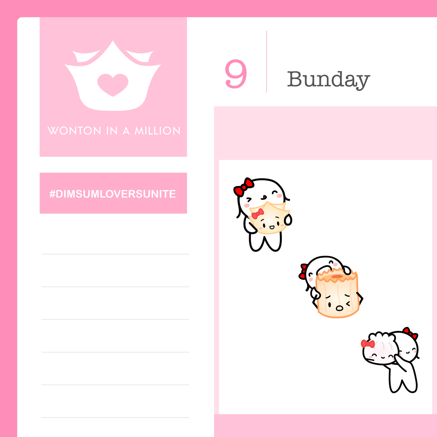 S210a | OnceMoreWithLove's Munchkins Meet Dimsum Stickers