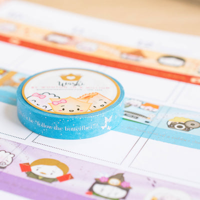 W101 | Hagao Potter [Book 2] - Quotes Washi (10mm) - "Rubber Ducky"