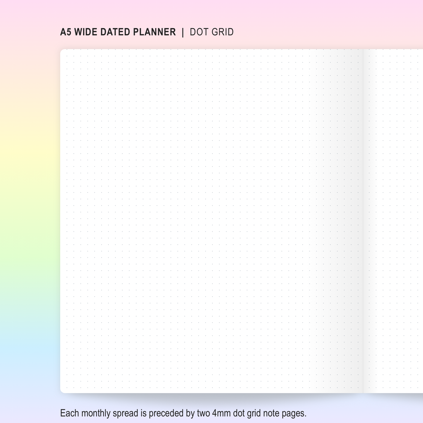 B157 | 2024 Rainbow A5W Planner Bundle