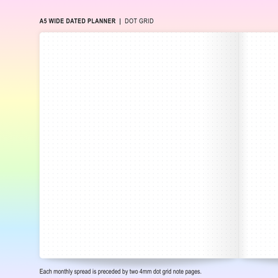 B157 | 2024 Rainbow A5W Planner Bundle