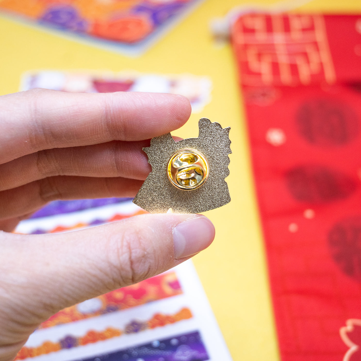 PIN082 | Zodiac - Year Of The Dragon Gold Enamel Pin