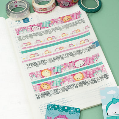 [EXCLUSIVE TO BUNDLE] Steam Castle - Flowers Washi (5mm)