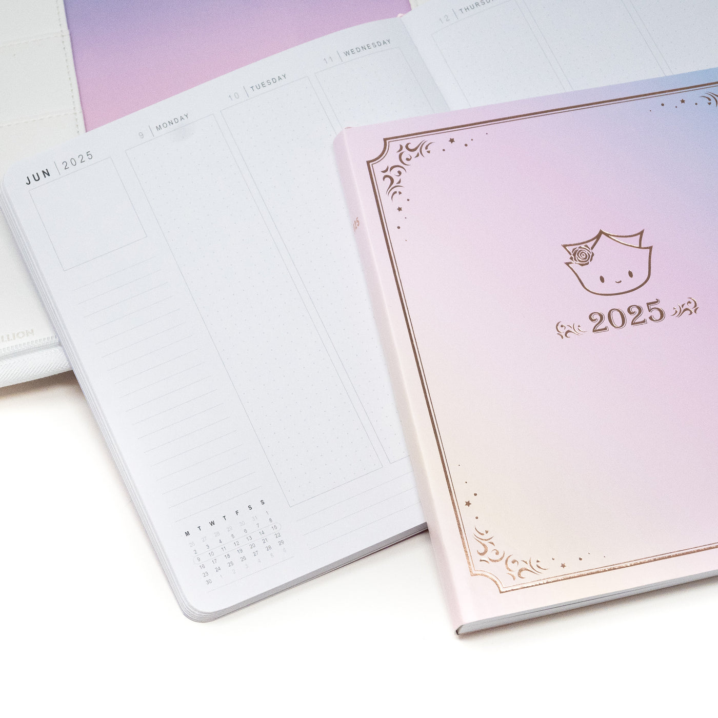 N140 | DATED 2025 Wonton In A Million Sunrise Blush A5W Planner