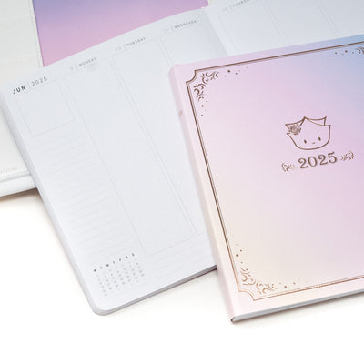 N140 | DATED 2025 Wonton In A Million Sunrise Blush A5W Planner