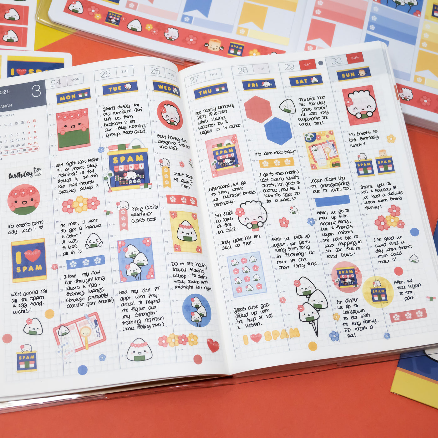 HCSKK083 | Spam Onigiri (Journaling Kit)