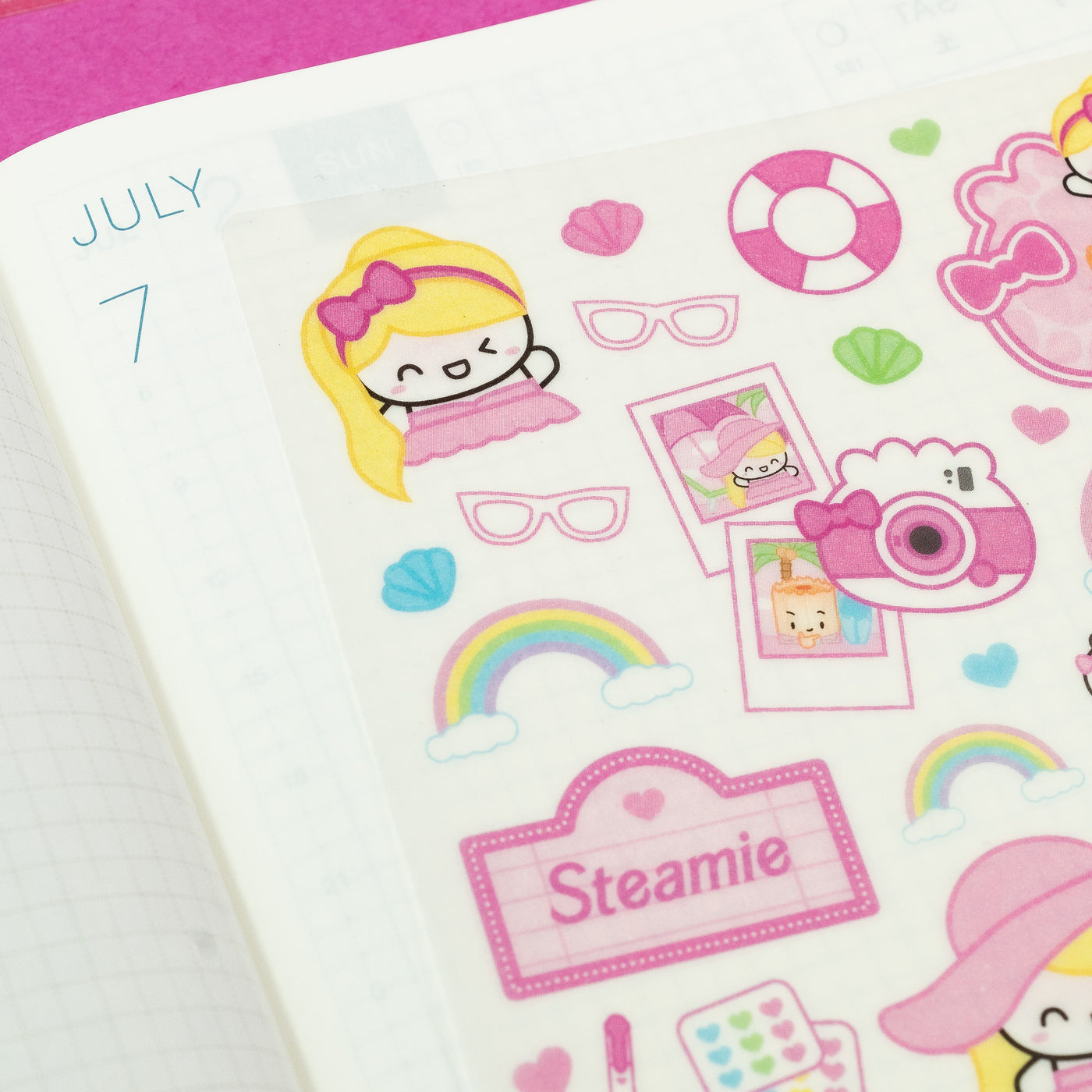 HS073 | Steamie Girl Washi Stickers