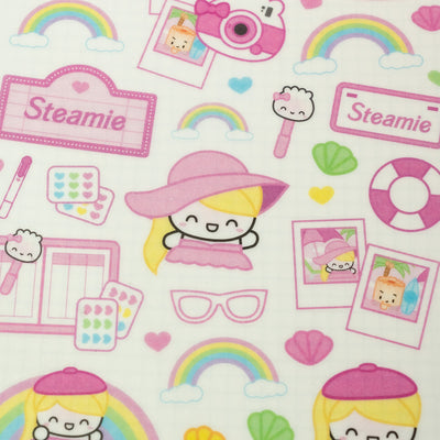 Steamie Girl Washi Stickers