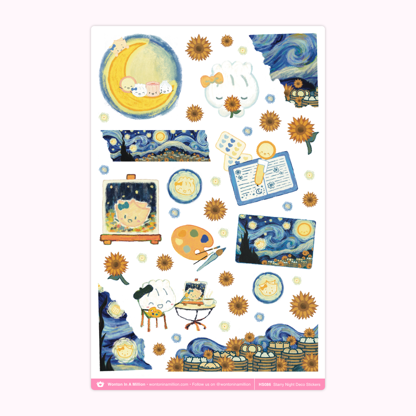 HS086 | Starry Night Washi Stickers