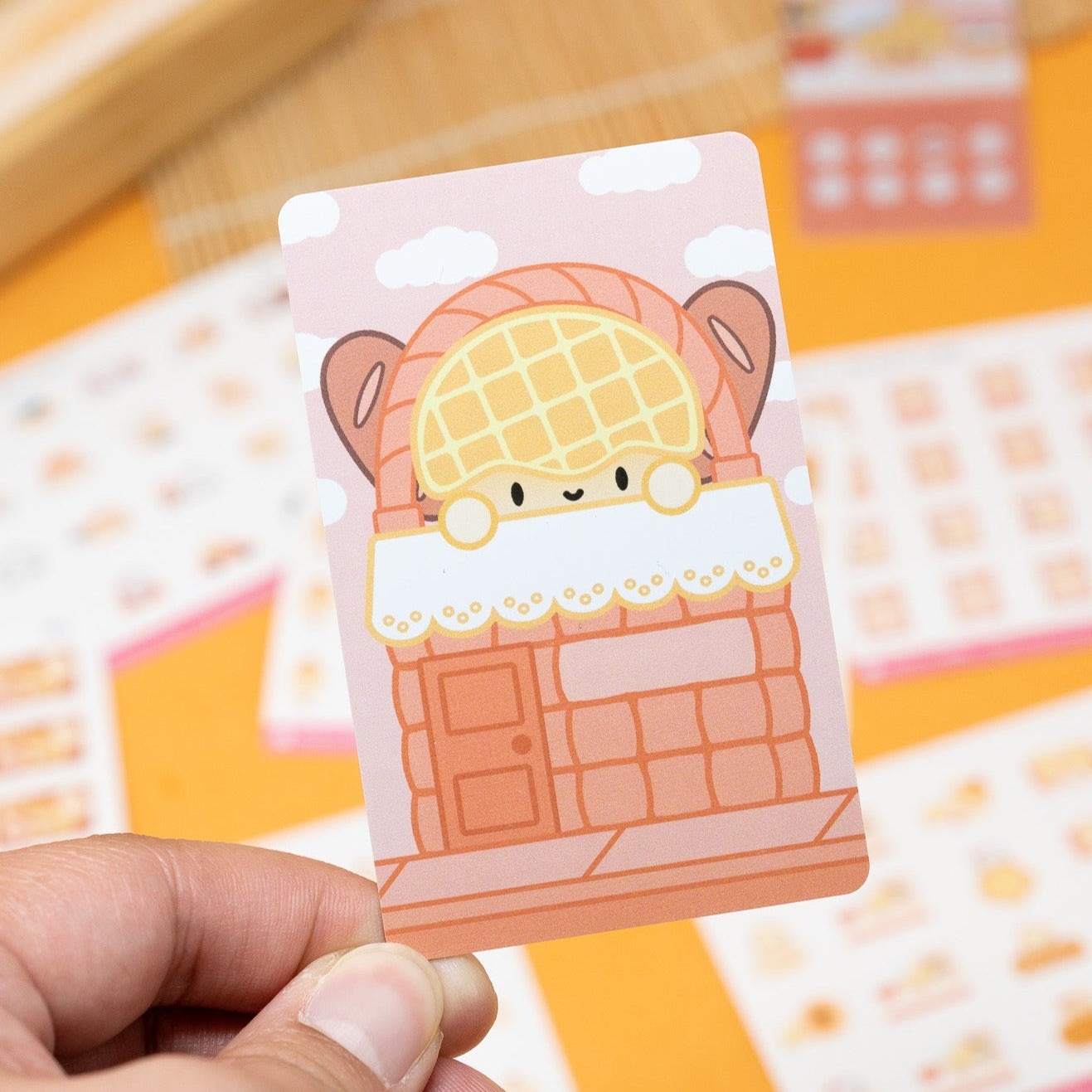 MISC068 | Bun Of A Kind Bakery Washi Card
