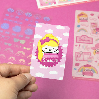 [EXCLUSIVE TO BUNDLE] Steamie Girl Washi Card