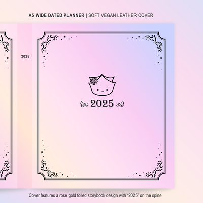 N140 | DATED 2025 Wonton In A Million Sunrise Blush A5W Planner