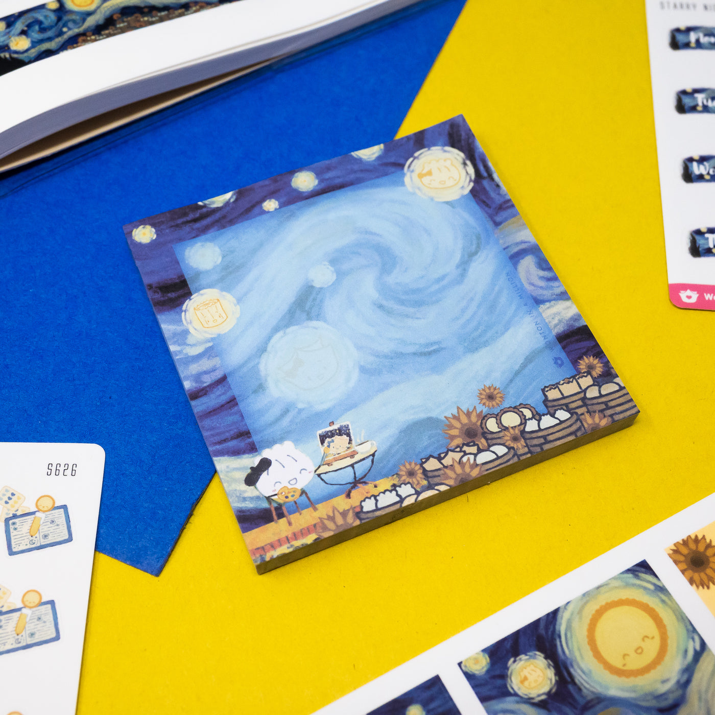 P074 | Starry Night Sticky Notes 3x3" (50 sheets)