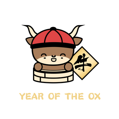 PIN068 | Zodiac - Year Of The Ox Gold Enamel Pin