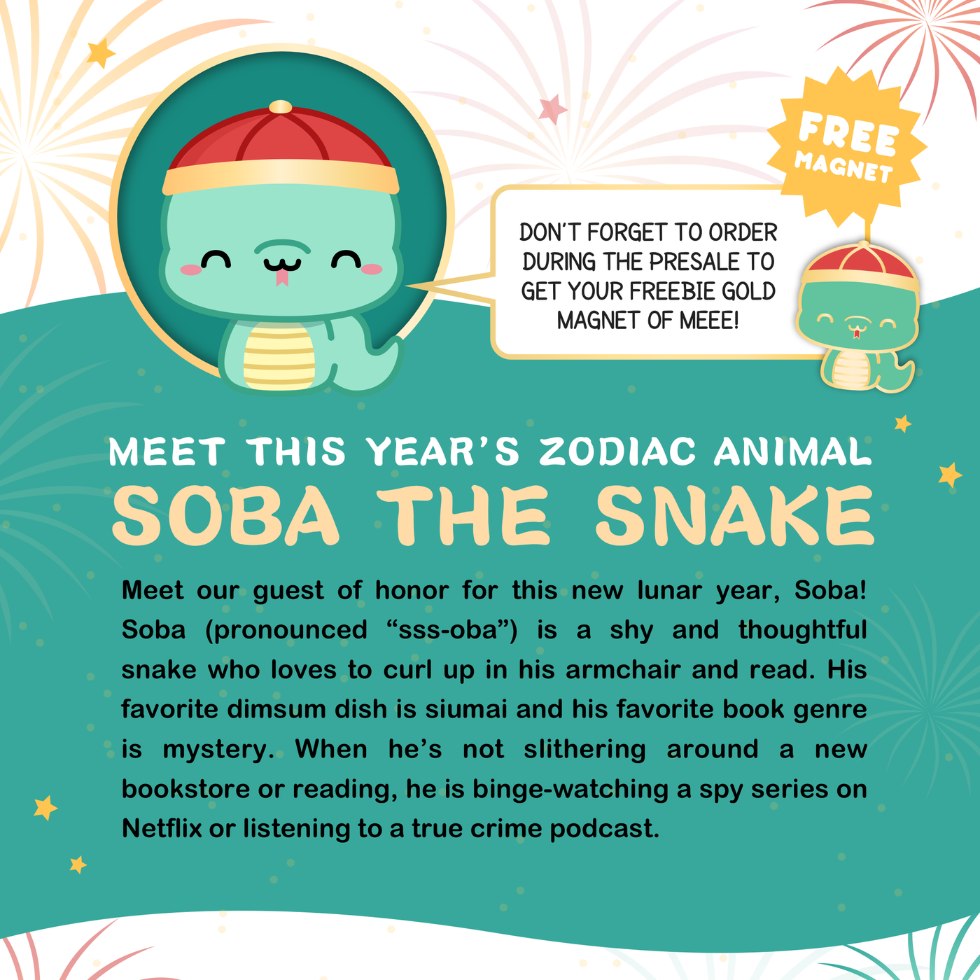 B169 | Lunar New Year 15-Day Advent Calendar: Year Of The Snake 2025 (PREORDER - Ships Dec 2024)