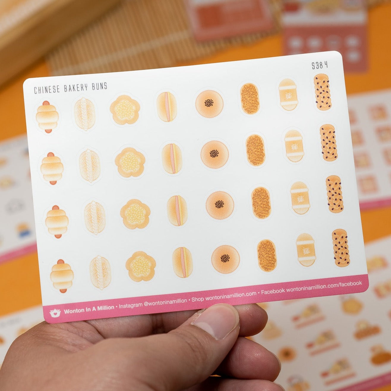 Chinese Bakery Buns Planner Stickers