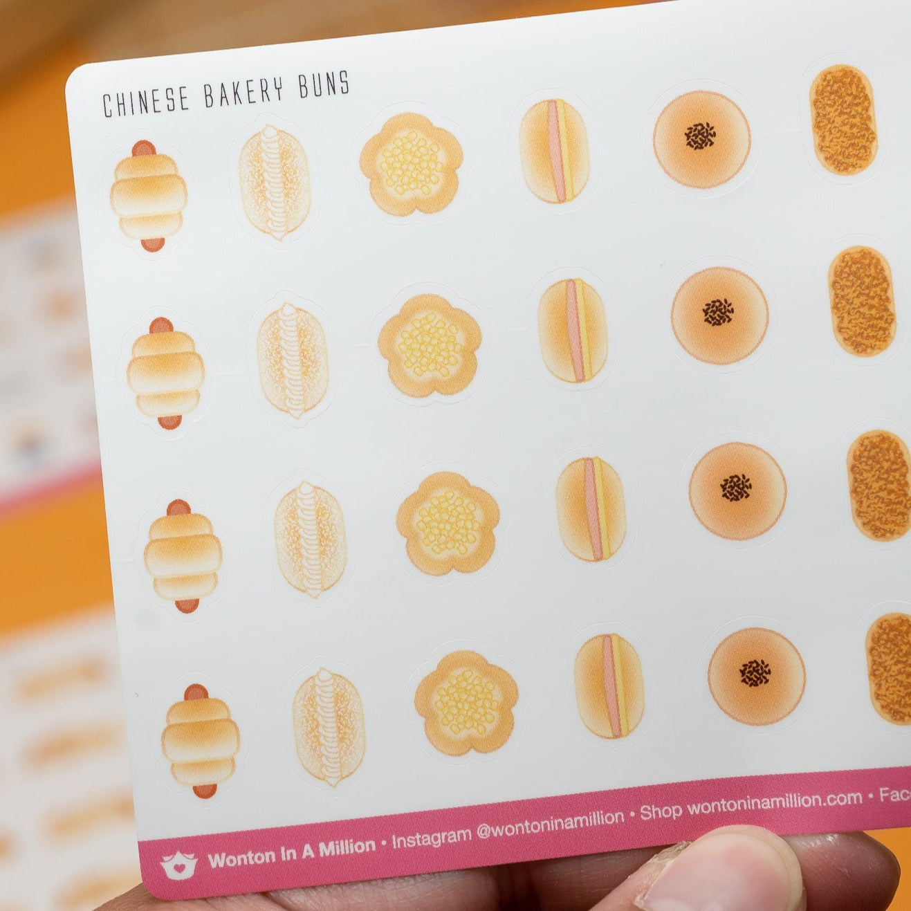 S384 | Chinese Bakery Buns Planner Stickers