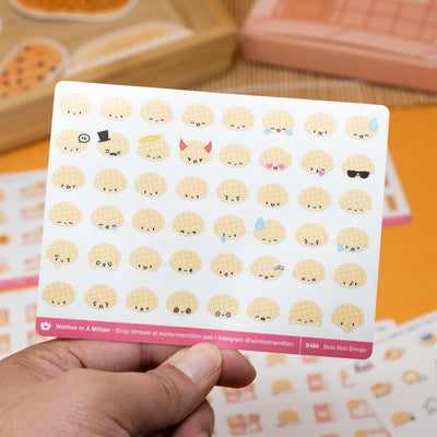 S484 | Bolo Bob Emojis Planner Stickers