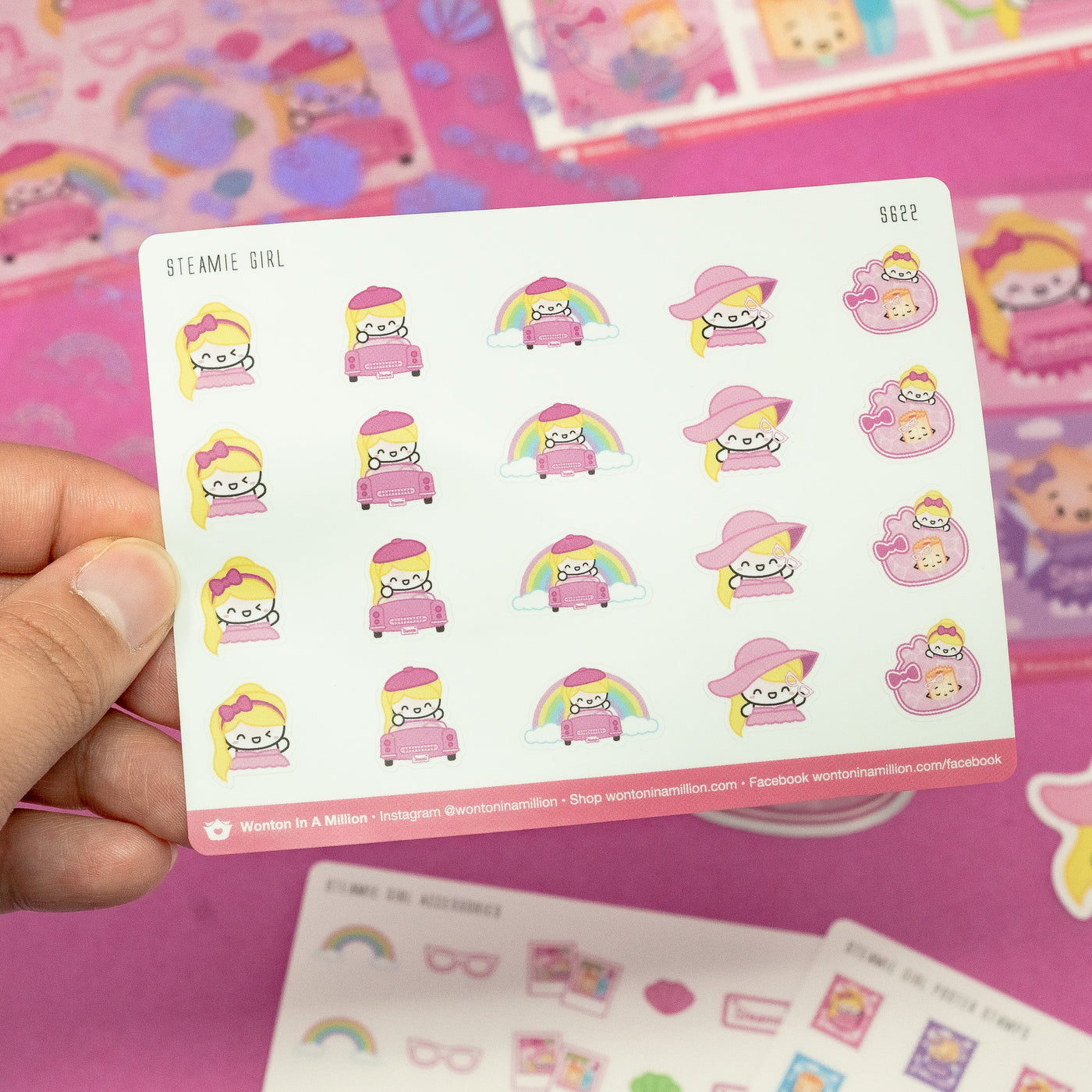 Steamie Girl Stickers