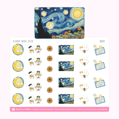 S626 | Starry Night Deco Stickers