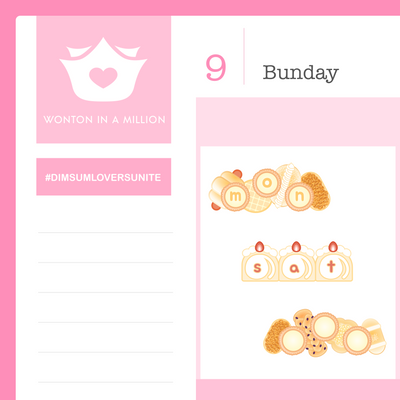 S631 | Bakery Days of the Week Planner Stickers