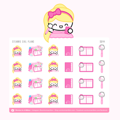 S644 | Steamie Girl Plans Stickers