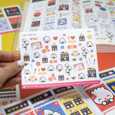 S650 | Spam Onigiri - Deco Stickers