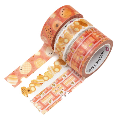 WW276 | Bun Of A Kind Bakery Washi Collection (Set Of 3)
