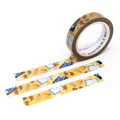 W591 | Starry Night - Artist's Table Washi (10mm)