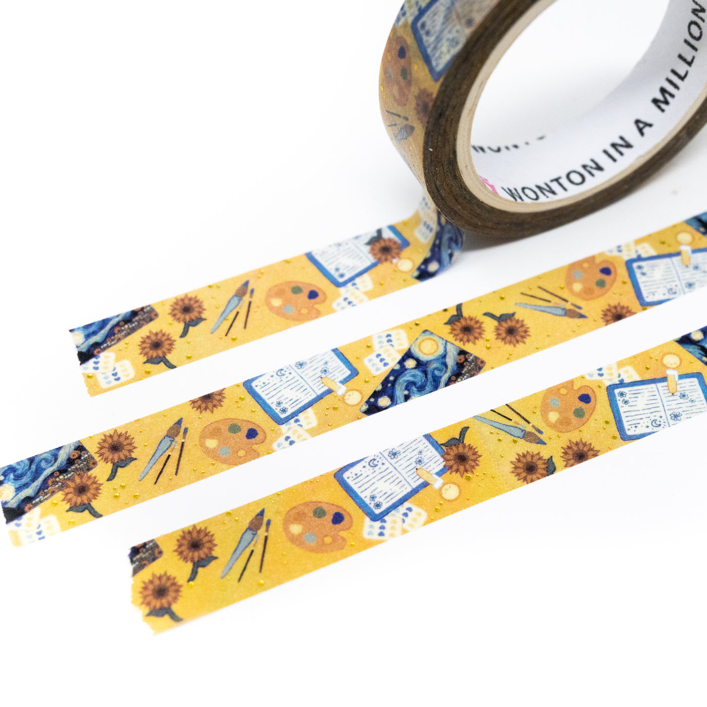 W591 | Starry Night - Artist's Table Washi (10mm)