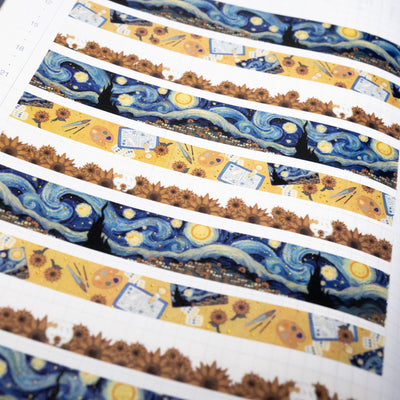 W591 | Starry Night - Artist's Table Washi (10mm)