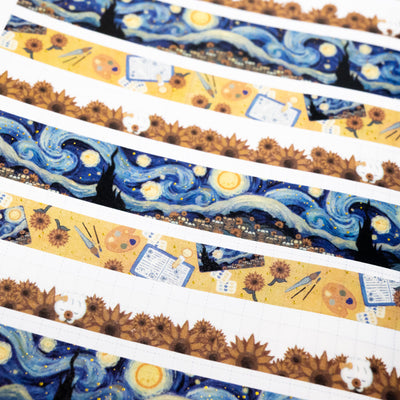 W591 | Starry Night - Artist's Table Washi (10mm)