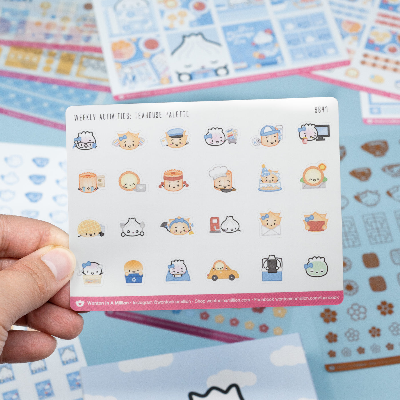 Weekly Activities Stickers: Teahouse Palette