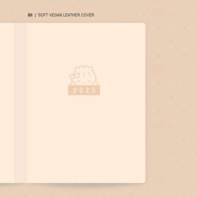 2023 Soft Leather Weekly Planner (B6)