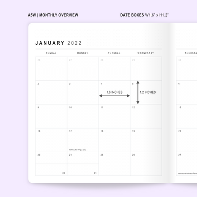 Sakura - 2022 Planner Set (A5W)