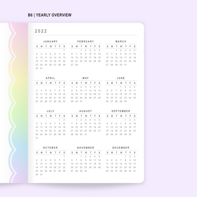 Pajama Party - 2022 Planner Set (B6)