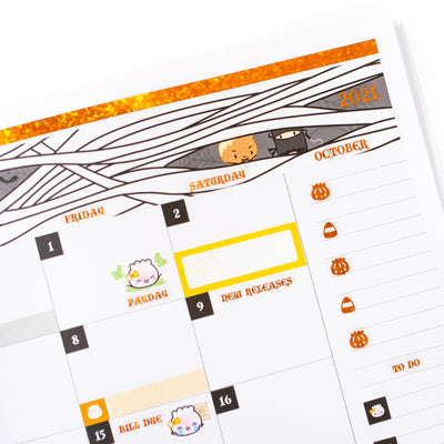 Halloween Party Monthly Sticker Kit (A5W)