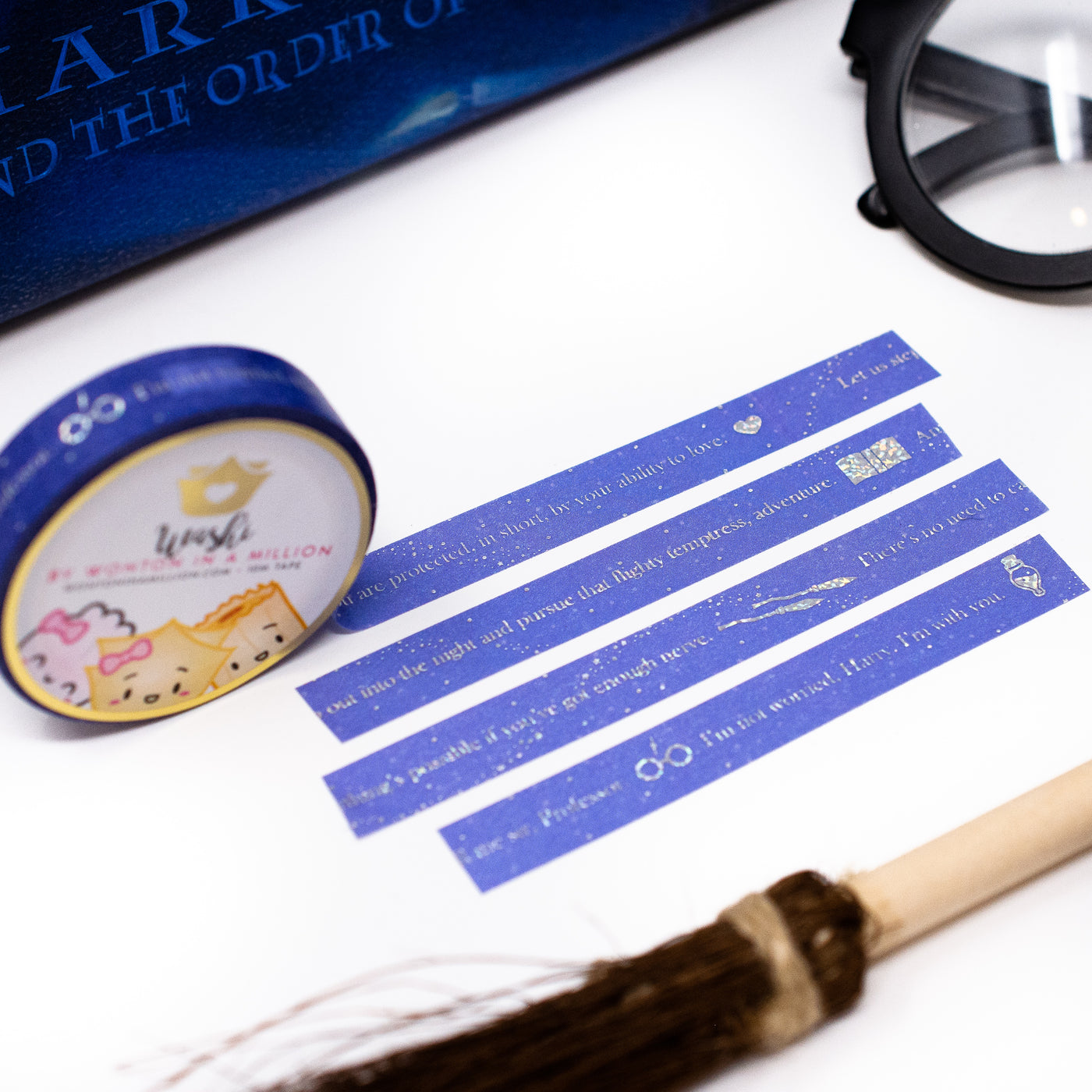W109 | Hagao Potter [Book 6] - Quotes Washi (10mm)