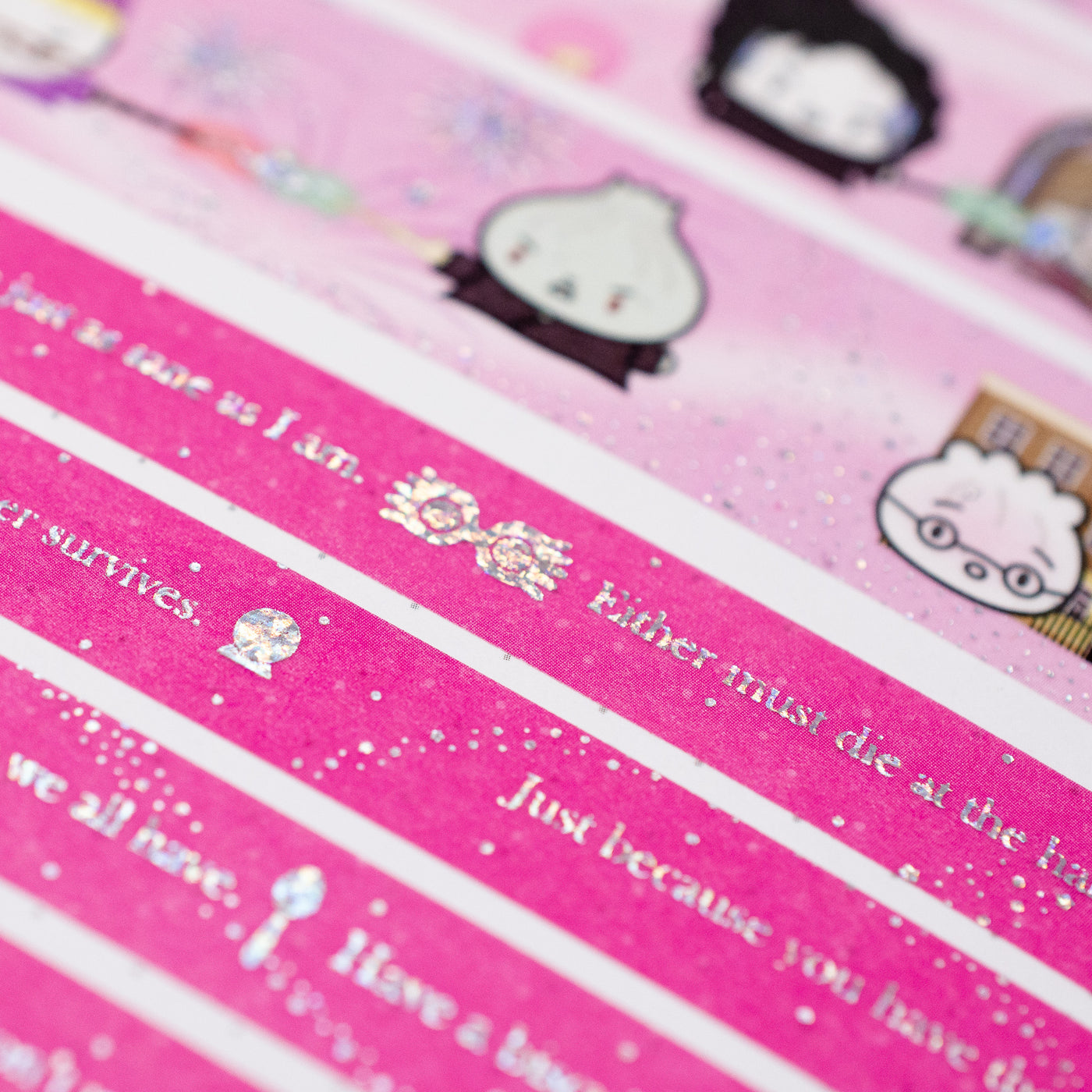 W107 | Hagao Potter [Book 5] - Quotes Washi (10mm) - "Bundledore's Army"