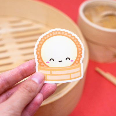 L031b | Dumpling Day - Dawn Tot Vinyl Sticker