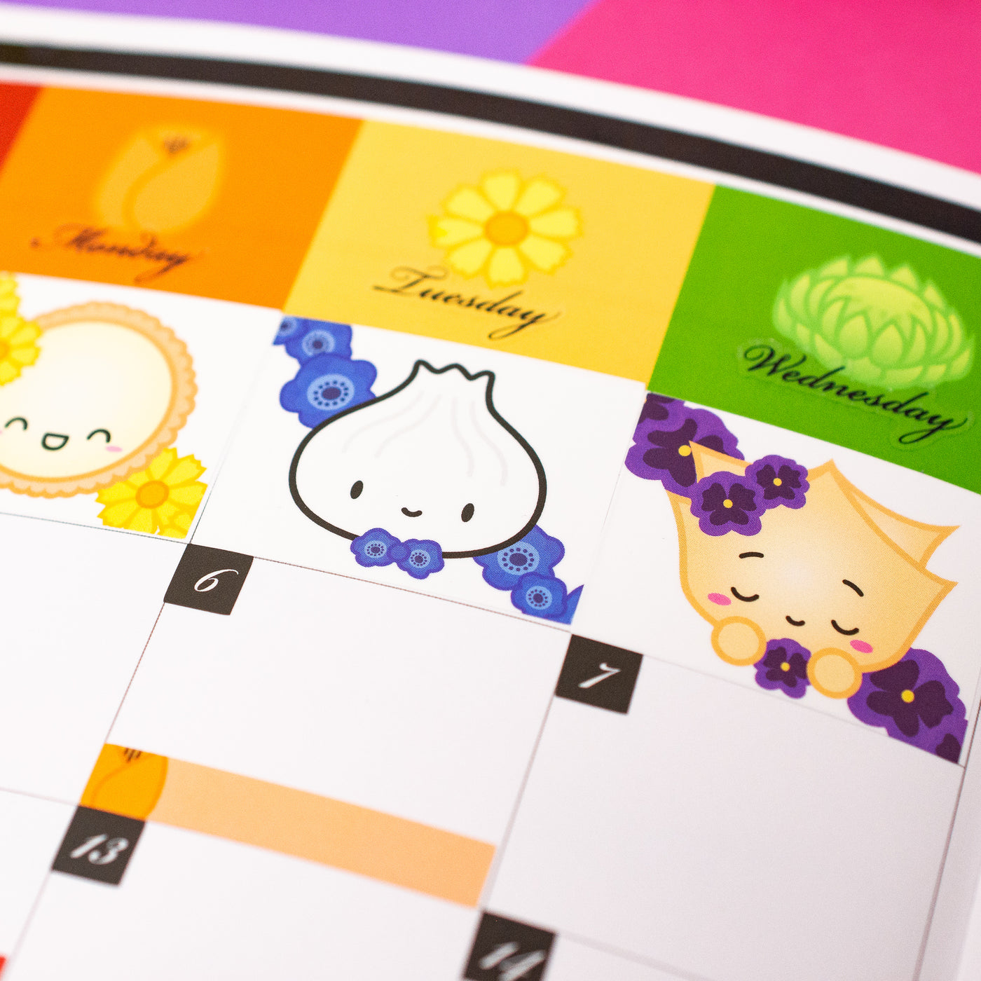 Flour Power Monthly Sticker Kit (A5W)