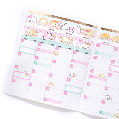 Ice Cream Shop Monthly Sticker Kit (A5W)