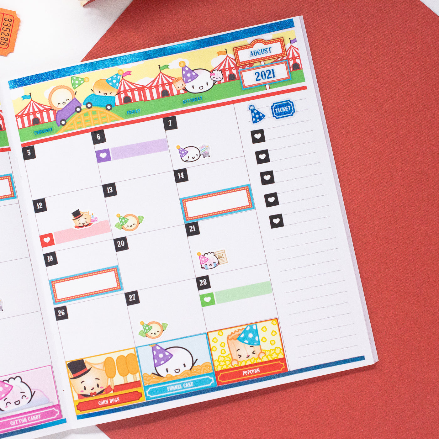 Greatest Chow On Earth Monthly Sticker Kit (A5W)