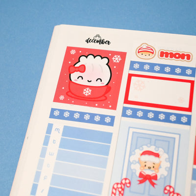 SK047 | Hot Cocoa Weekly Sticker Kit (Standard Vertical)
